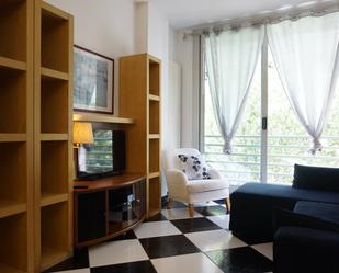 Living room of Apartment to rent in  Barcelona Capital  with Air Conditioner and Balcony