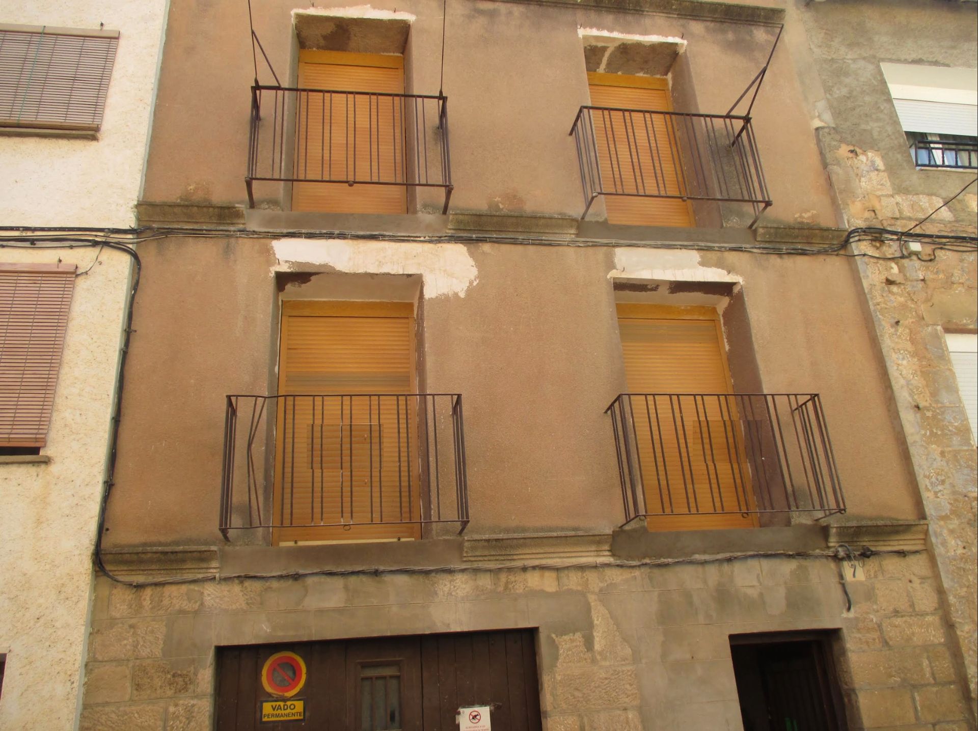 Vista exterior de Casa o xalet en venda en Maella amb Balcó