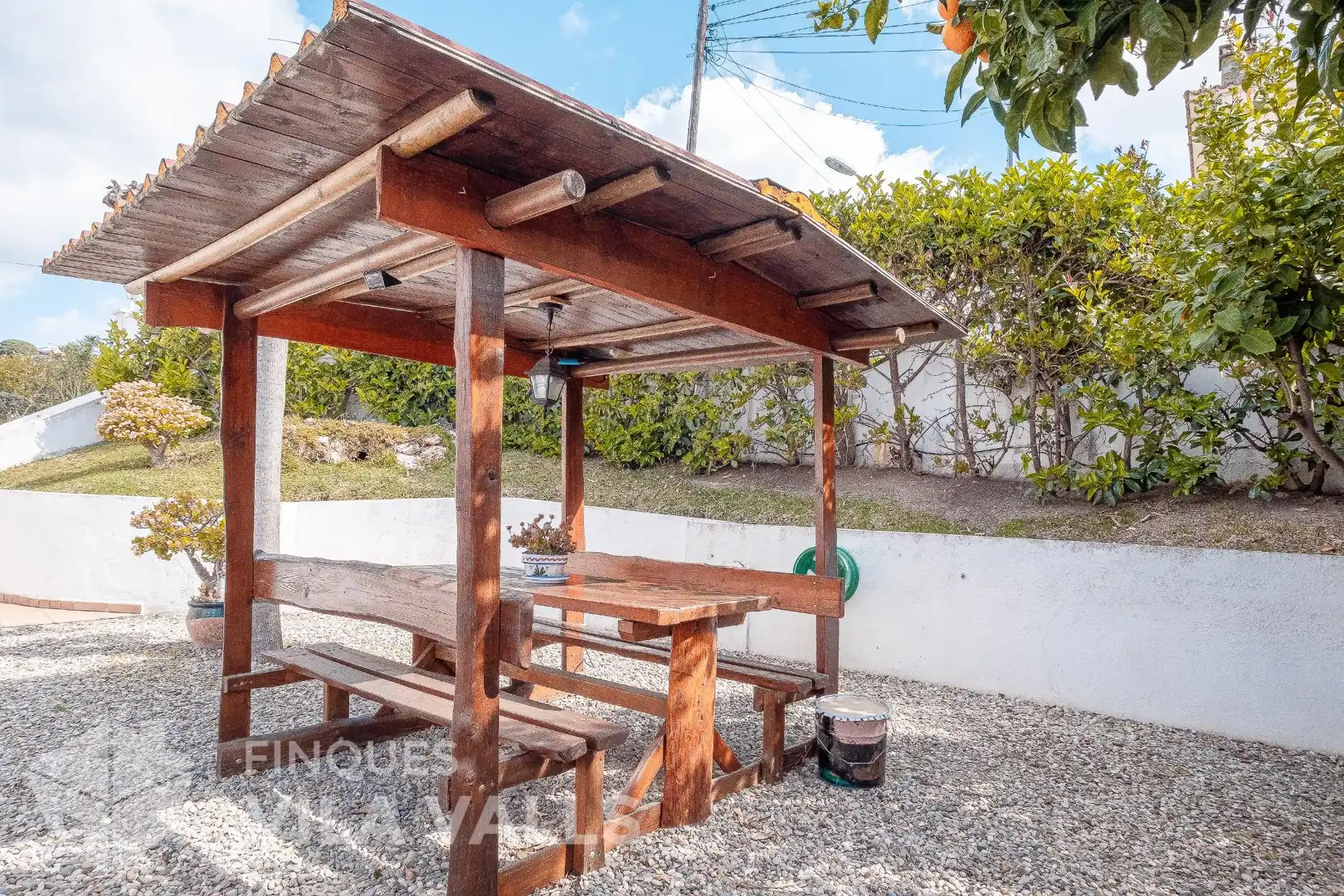Terrassa de Casa o xalet en venda en Caldes de Montbui amb Calefacció, Jardí privat i Terrassa