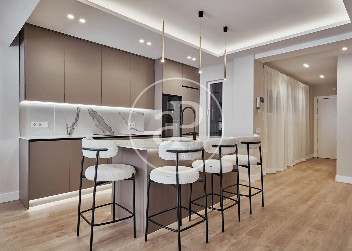 Küche von Wohnung zum Verkauf in Madrid mit Klimaanlage, Heizung und Terrasse