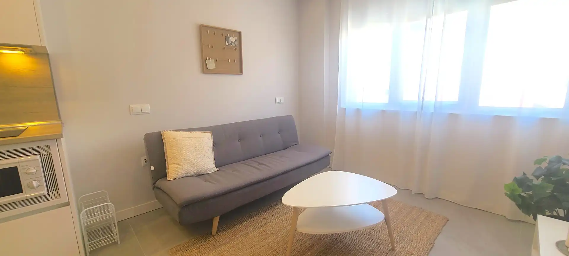 Sala de estar de Loft de alquiler en Madrid con Aire acondicionado, Calefacción y Amueblado