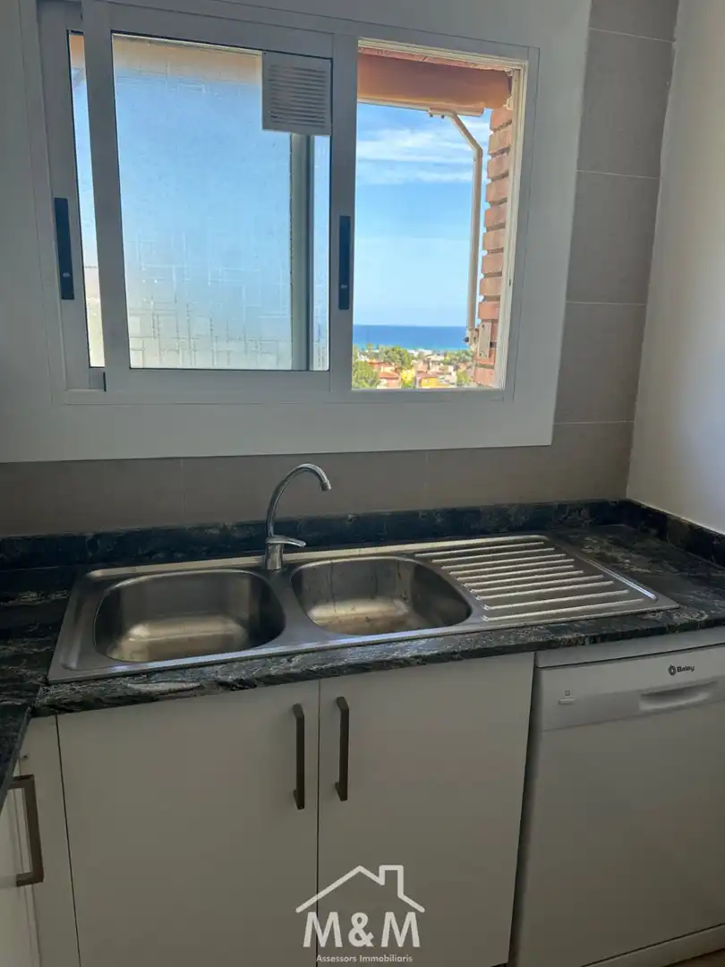 Kitchen of Attic for rent in Castelldefels  with Heating, Terrace and Community pool