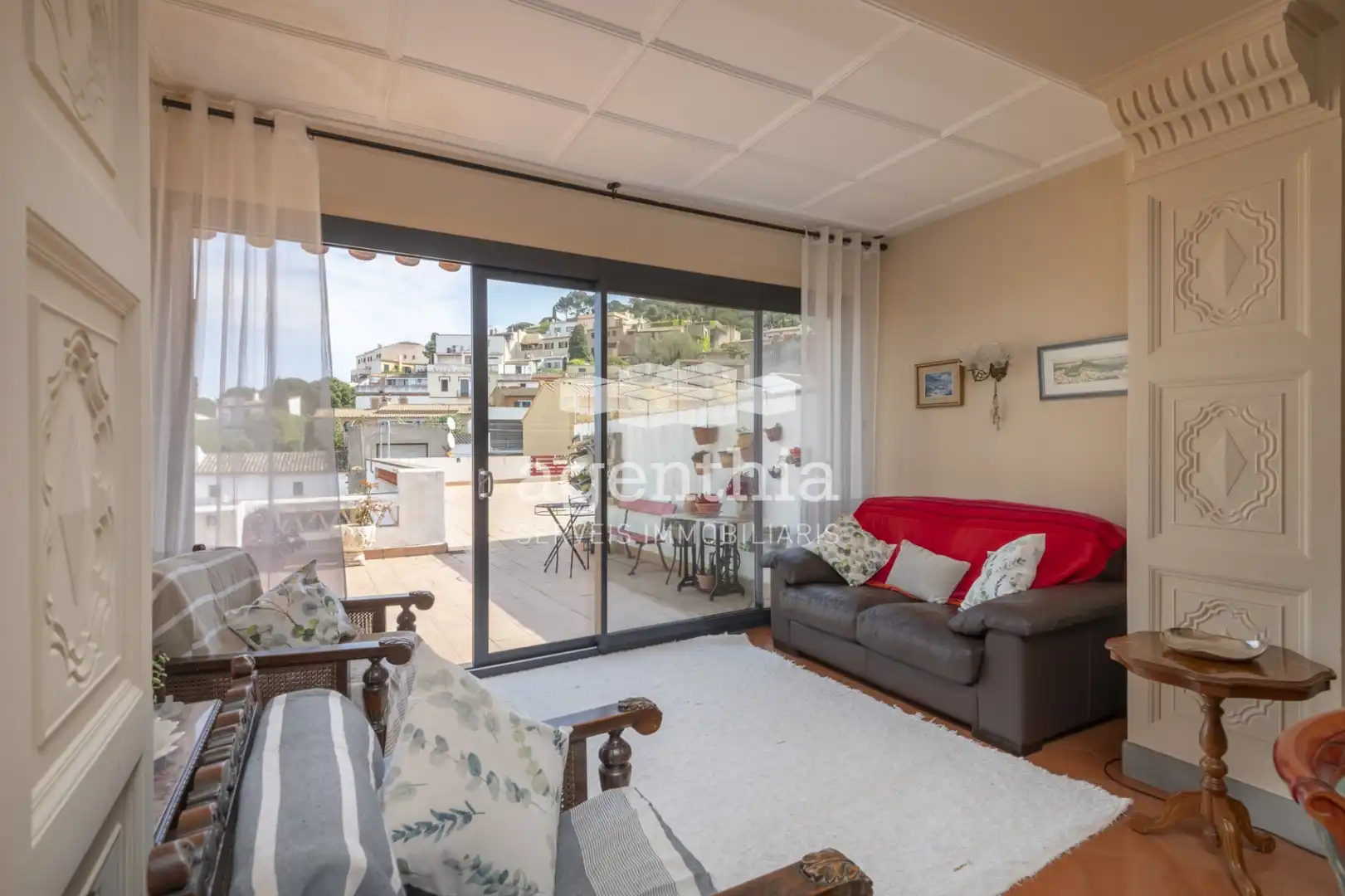 Sala de estar de Finca rústica en venta en Begur con Calefacción, Terraza y Trastero