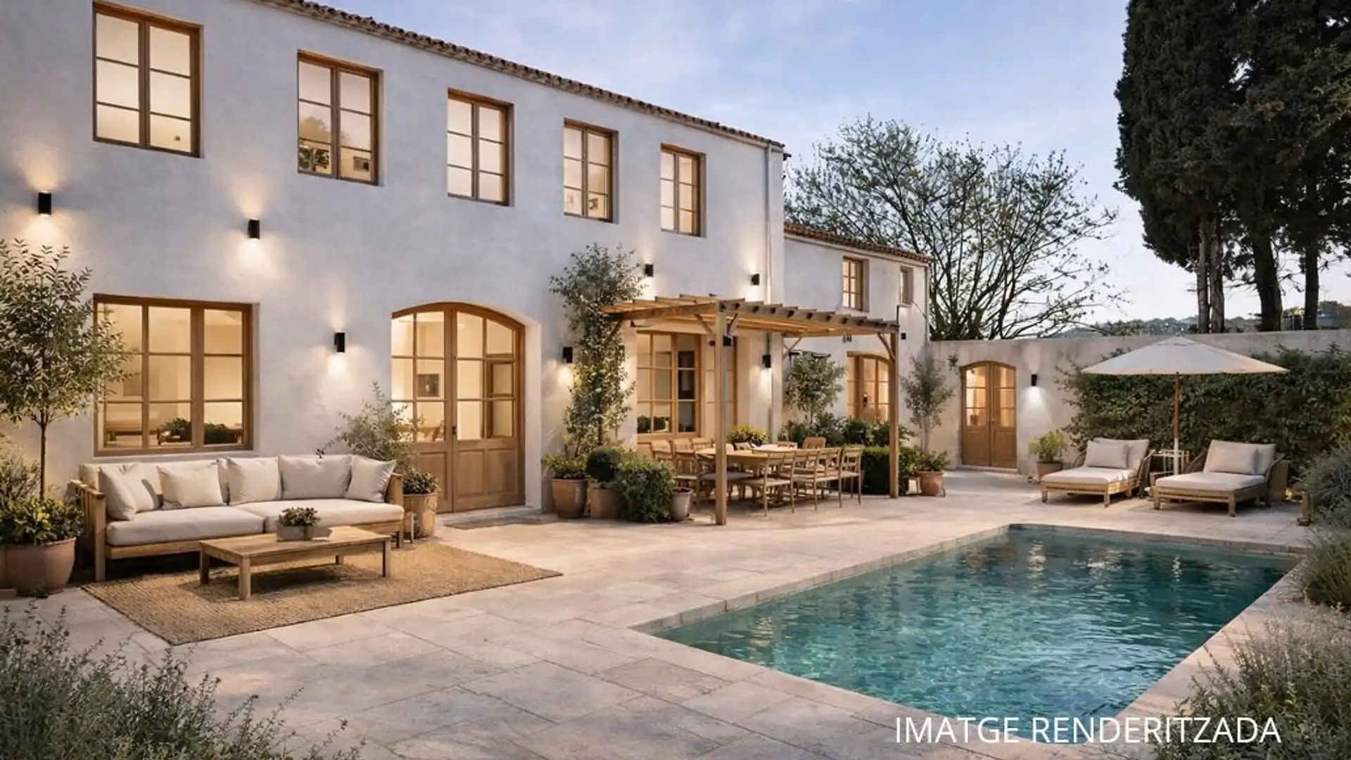 Terrasse von Fabrikhallen zum Verkauf in Sant Feliu de Guíxols