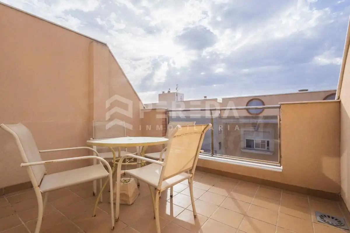 Terrace of Attic for sale in Roquetas de Mar  with Air Conditioner and Terrace