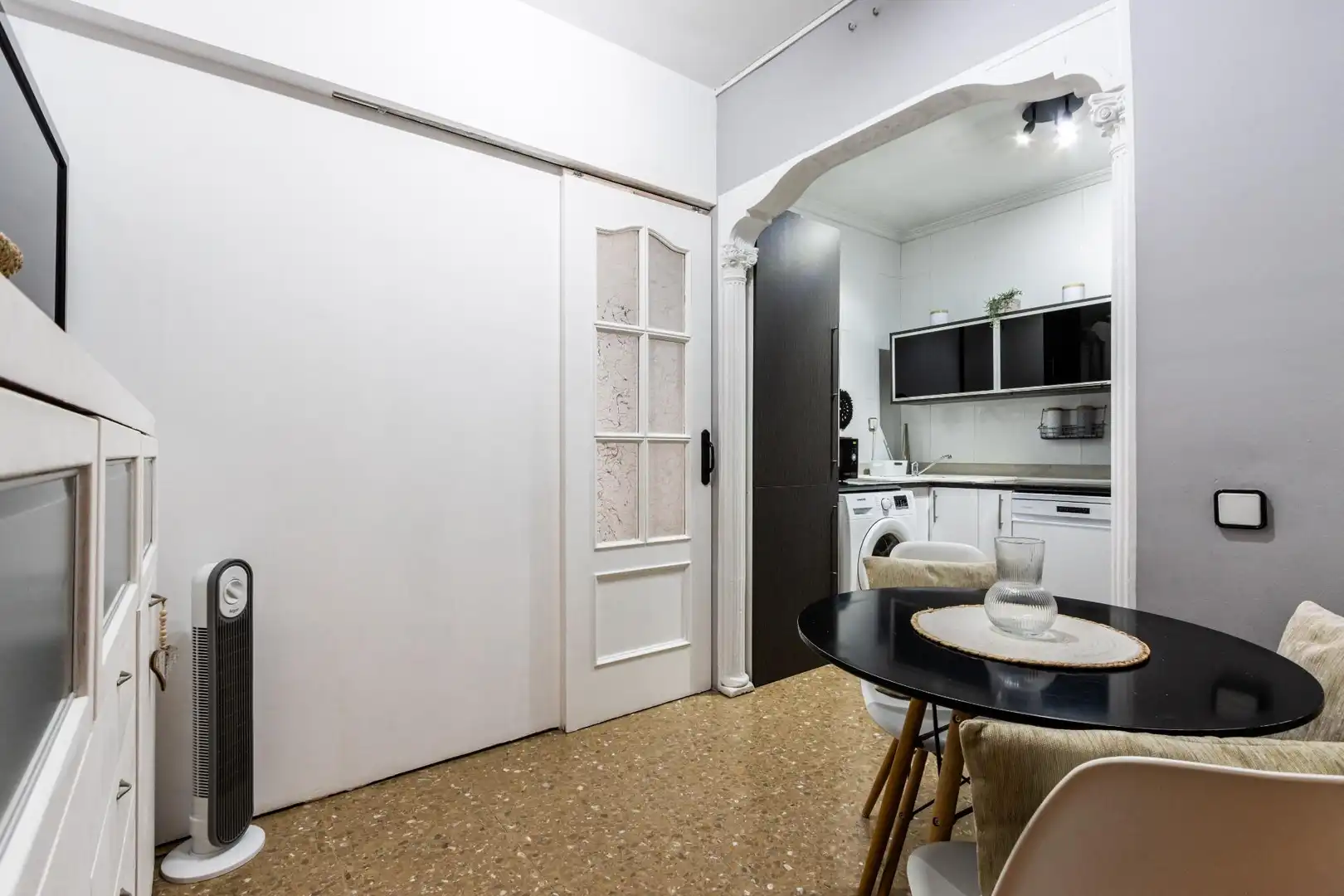 Kitchen of Flat for sale in Sabadell  with Heating, Storage room and Balcony