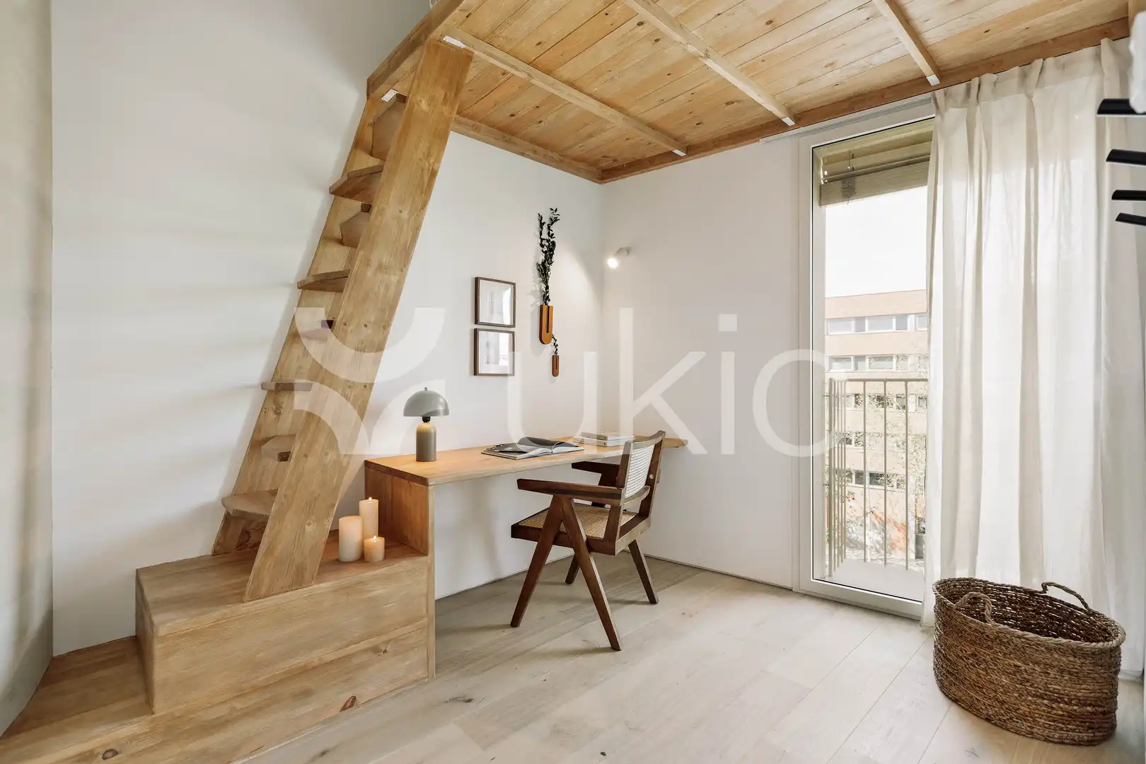 Bedroom of Apartments for rent in Barcelona  with Air Conditioner, Heating and Terrace
