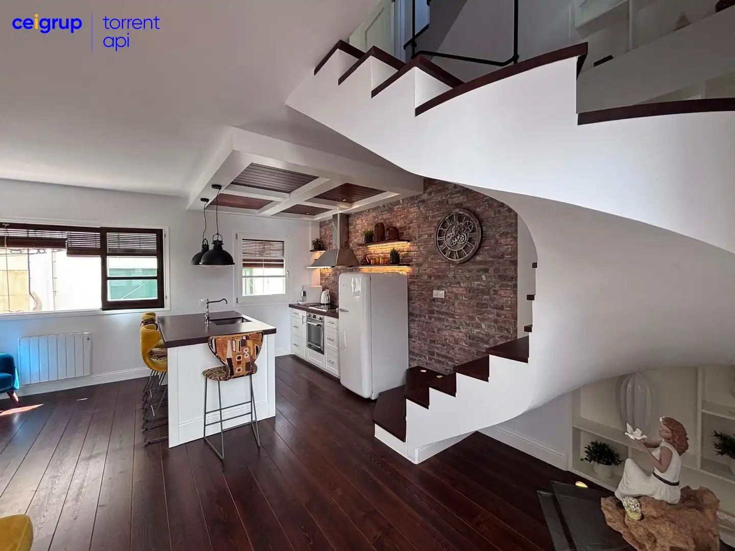 Küche von Einfamilien-Reihenhaus zum Verkauf in L'Escala mit Möbliert und Balkon
