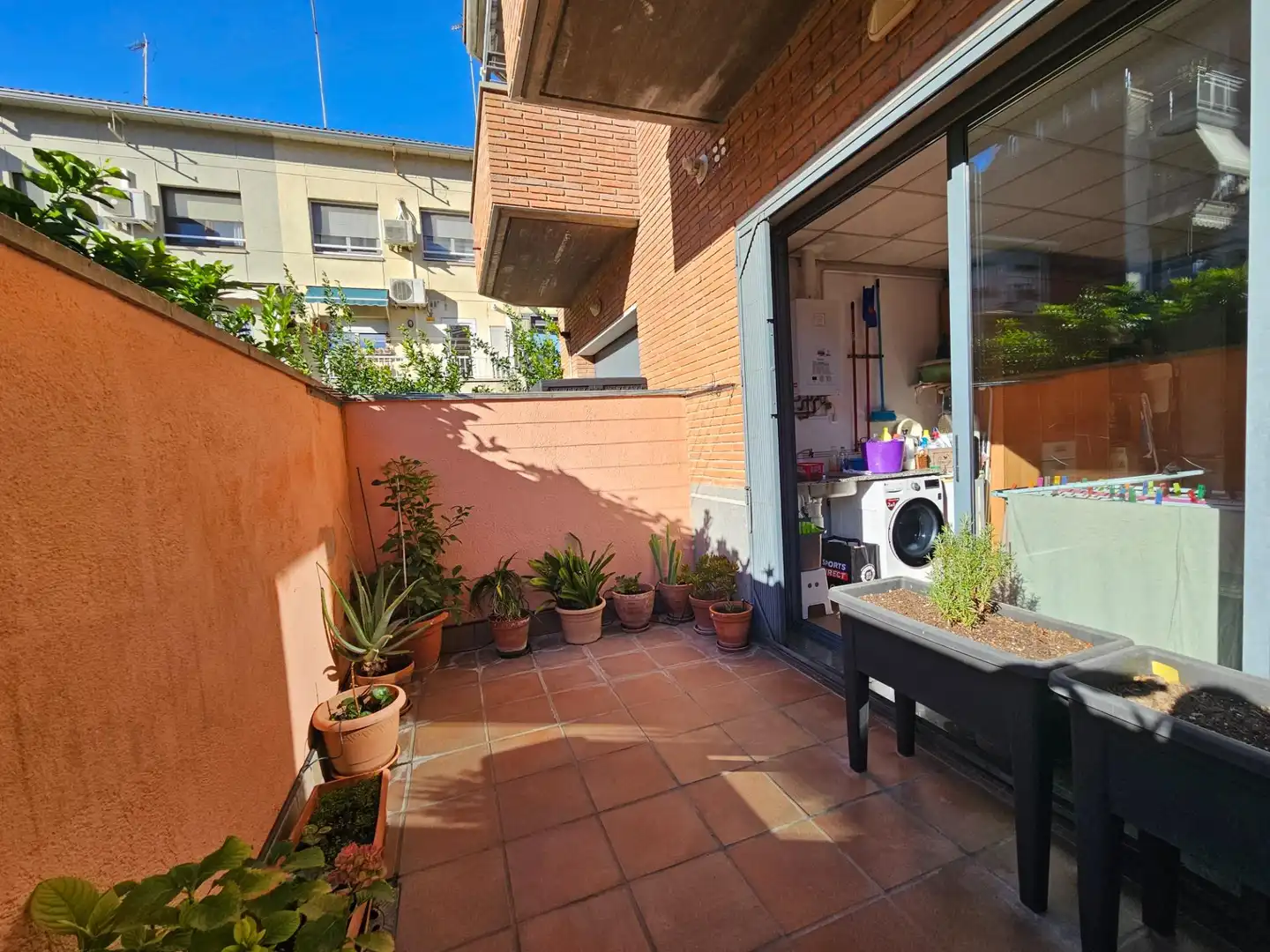 Terraza de Casa adosada en venta en Granollers