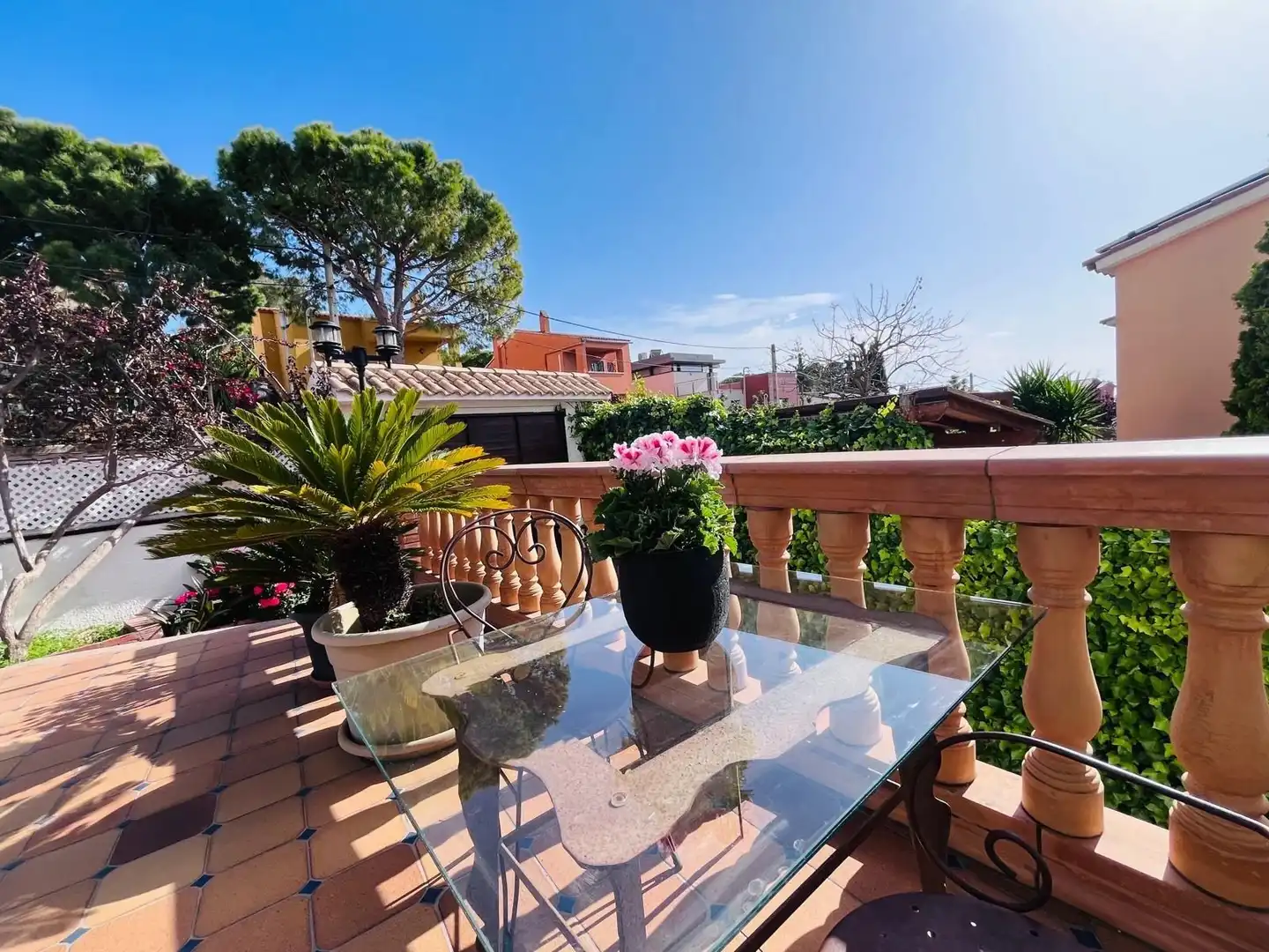 Terrace of Houses for sale in Sant Pere de Ribes  with Air Conditioner, Heating and Swimming Pool