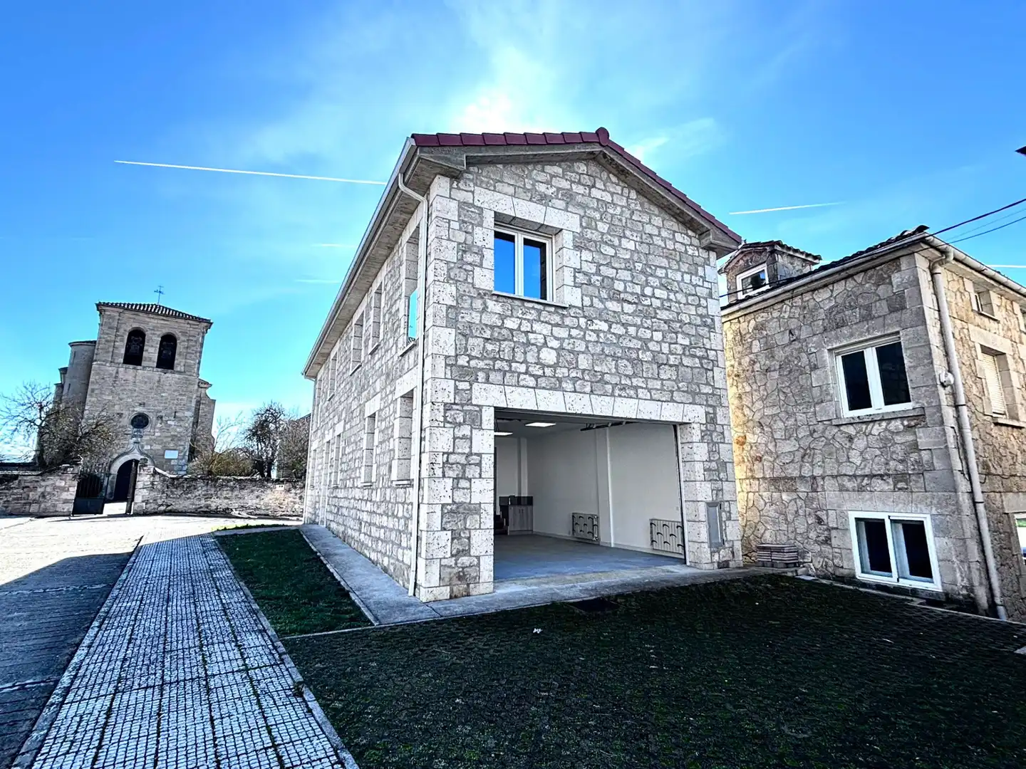 Vista exterior de Casa o chalet en venta en Quintanilla Vivar con Calefacción y Trastero