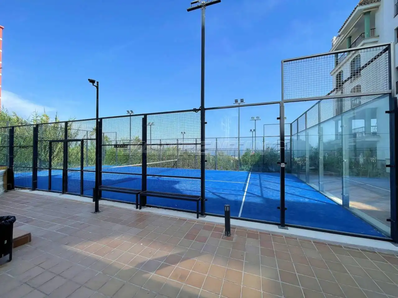 Terraza de Apartamento de alquiler en Manilva con Terraza, Amueblado y Alarma