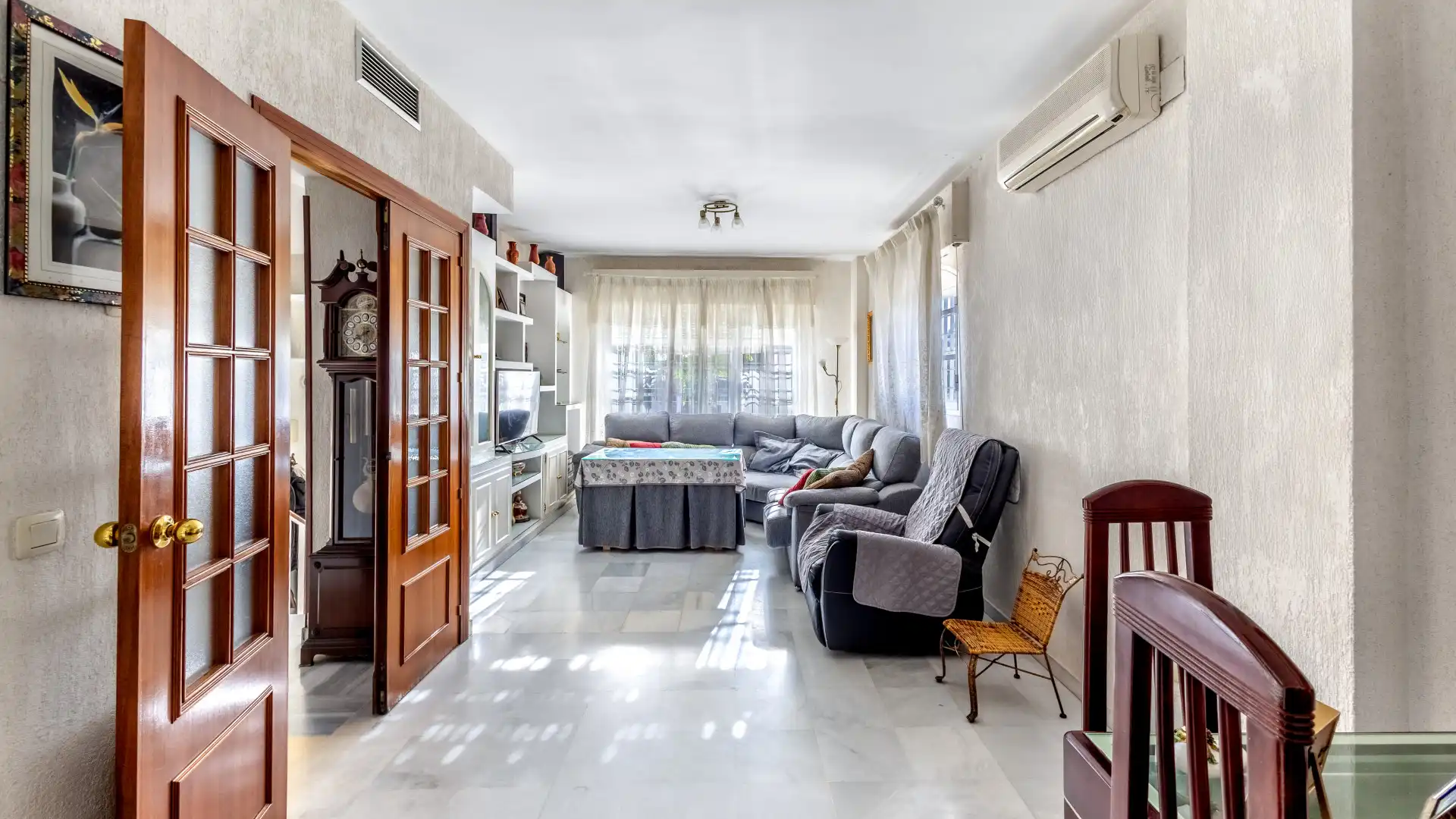 Sala d'estar de Dúplex en venda en Jerez de la Frontera amb Aire condicionat i Terrassa