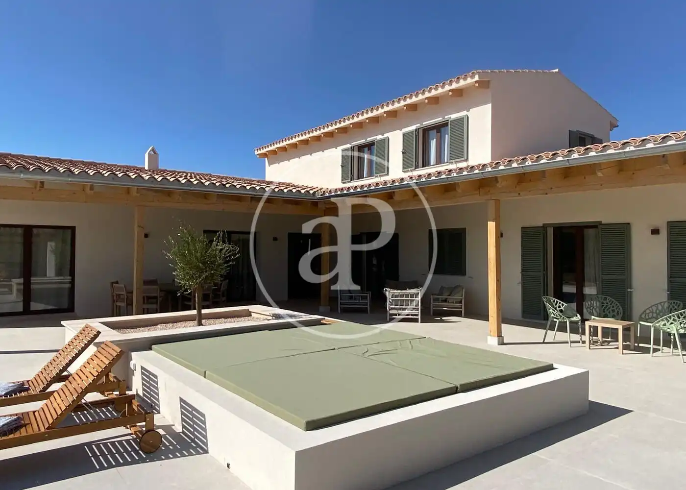 Terrace of Houses for rent in Campos  with Air Conditioner, Heating and Private garden