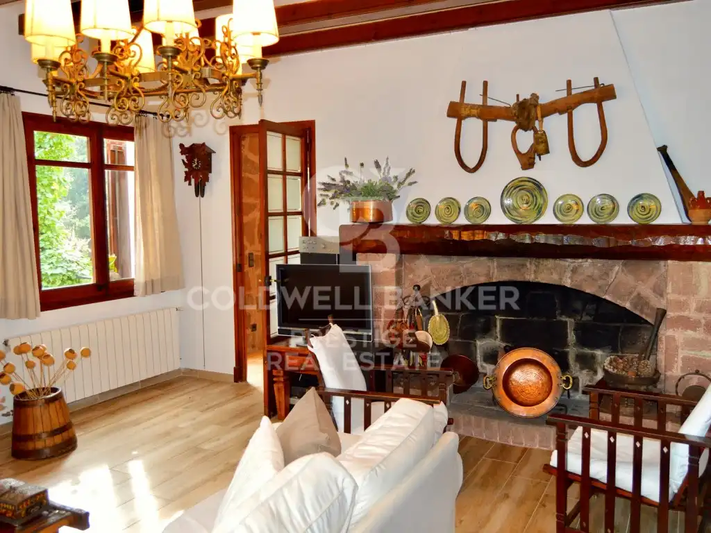 Sala de estar de Finca rústica en venta en Castellví de Rosanes