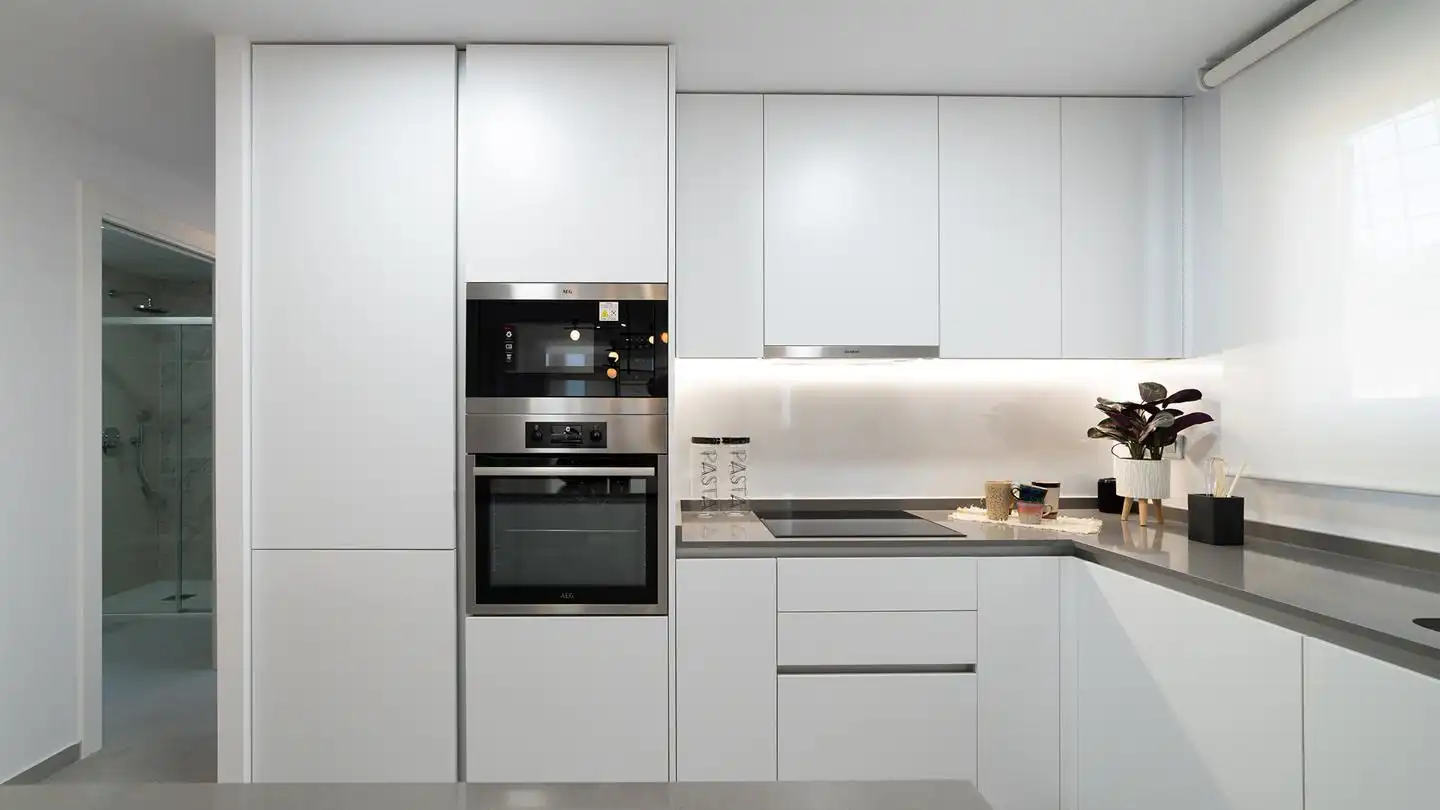 Cocina de Piso en venta en Benidorm con Aire acondicionado, Terraza y Piscina