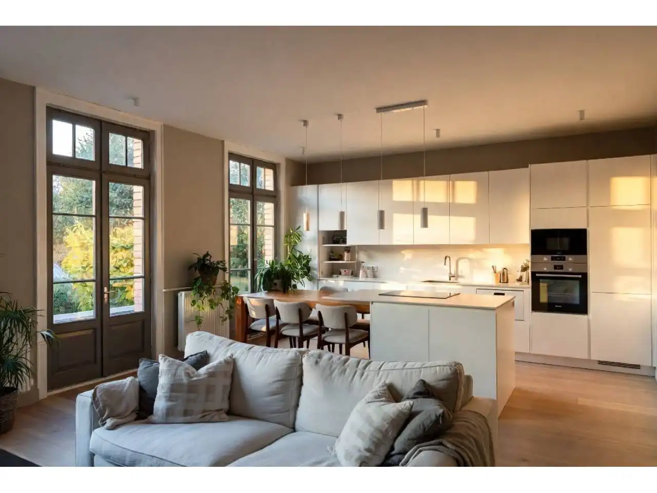 Wohnzimmer von Wohnung zum Verkauf in Sabadell mit Klimaanlage, Heizung und Parkett