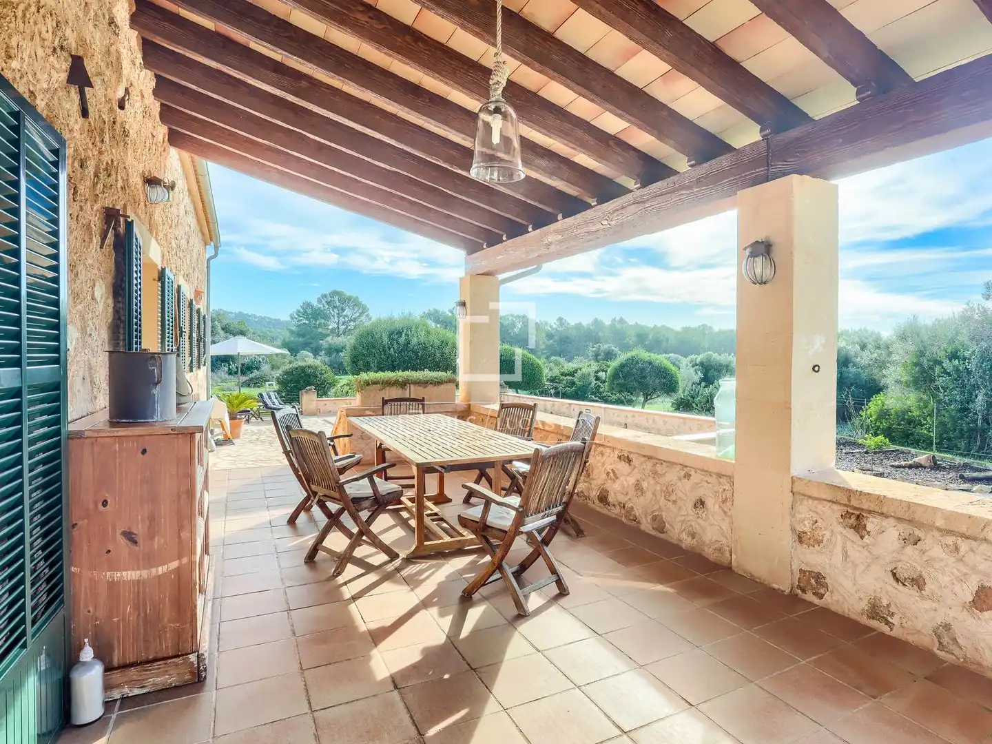 Terraza de Casa o chalet en venta en  Palma de Mallorca con Aire acondicionado, Calefacción y Jardín privado