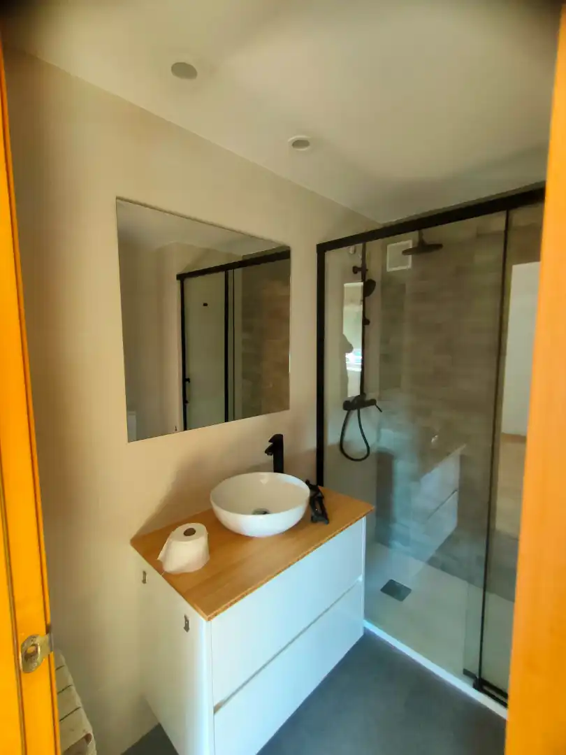 Baño de Ático de alquiler en Sant Cugat del Vallès con Calefacción, Parquet y Terraza