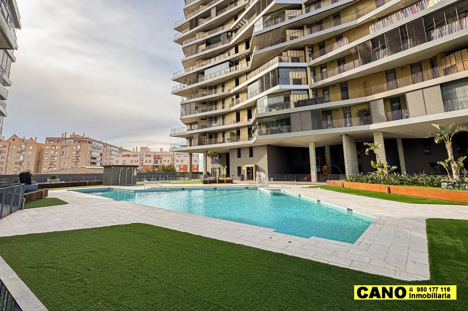 Swimming pool of Flat for sale in Almería  with Terrace, Storage room and Swimming Pool