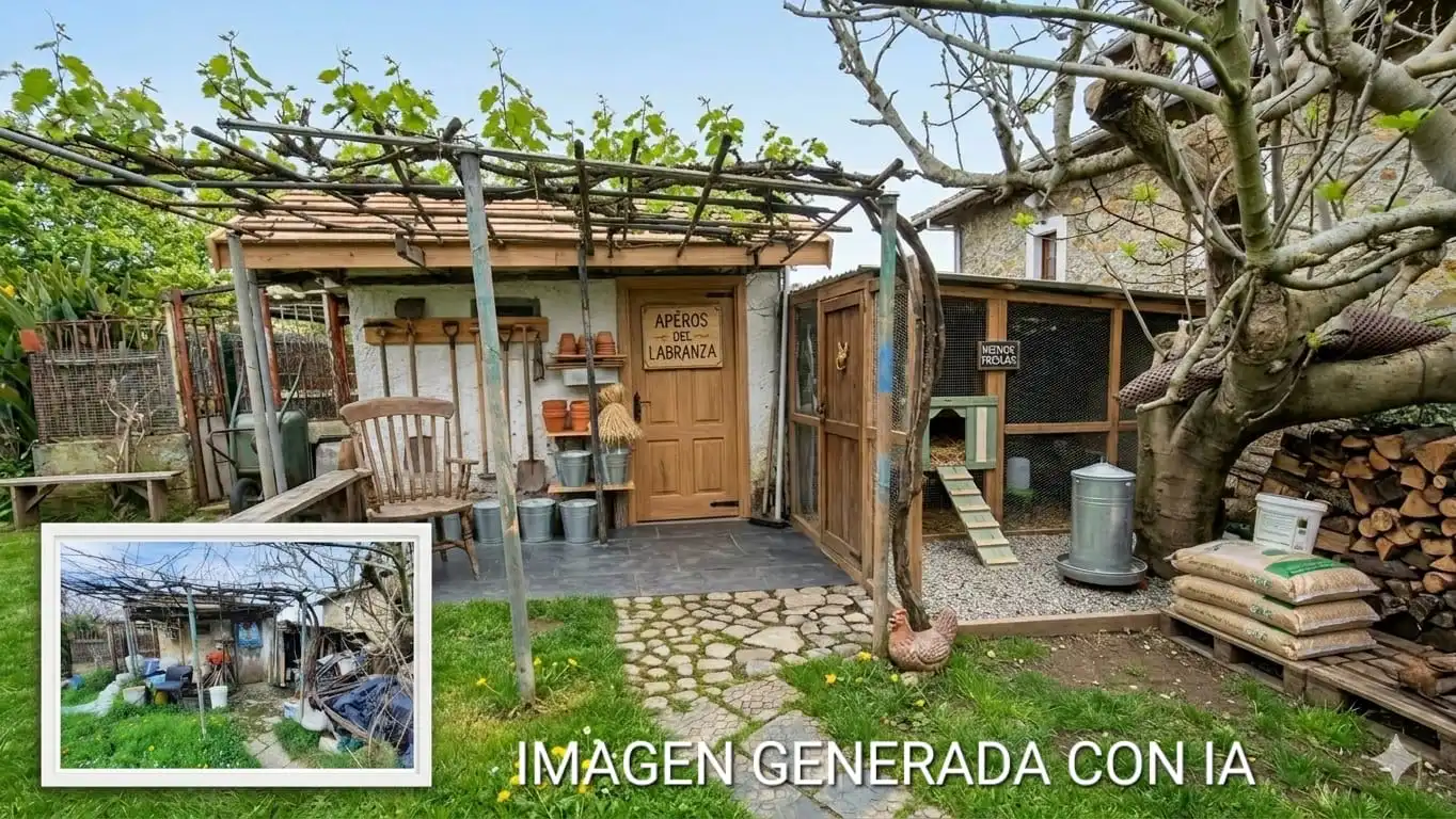Jardín de Finca rústica en venta en Plentzia con Jardín privado