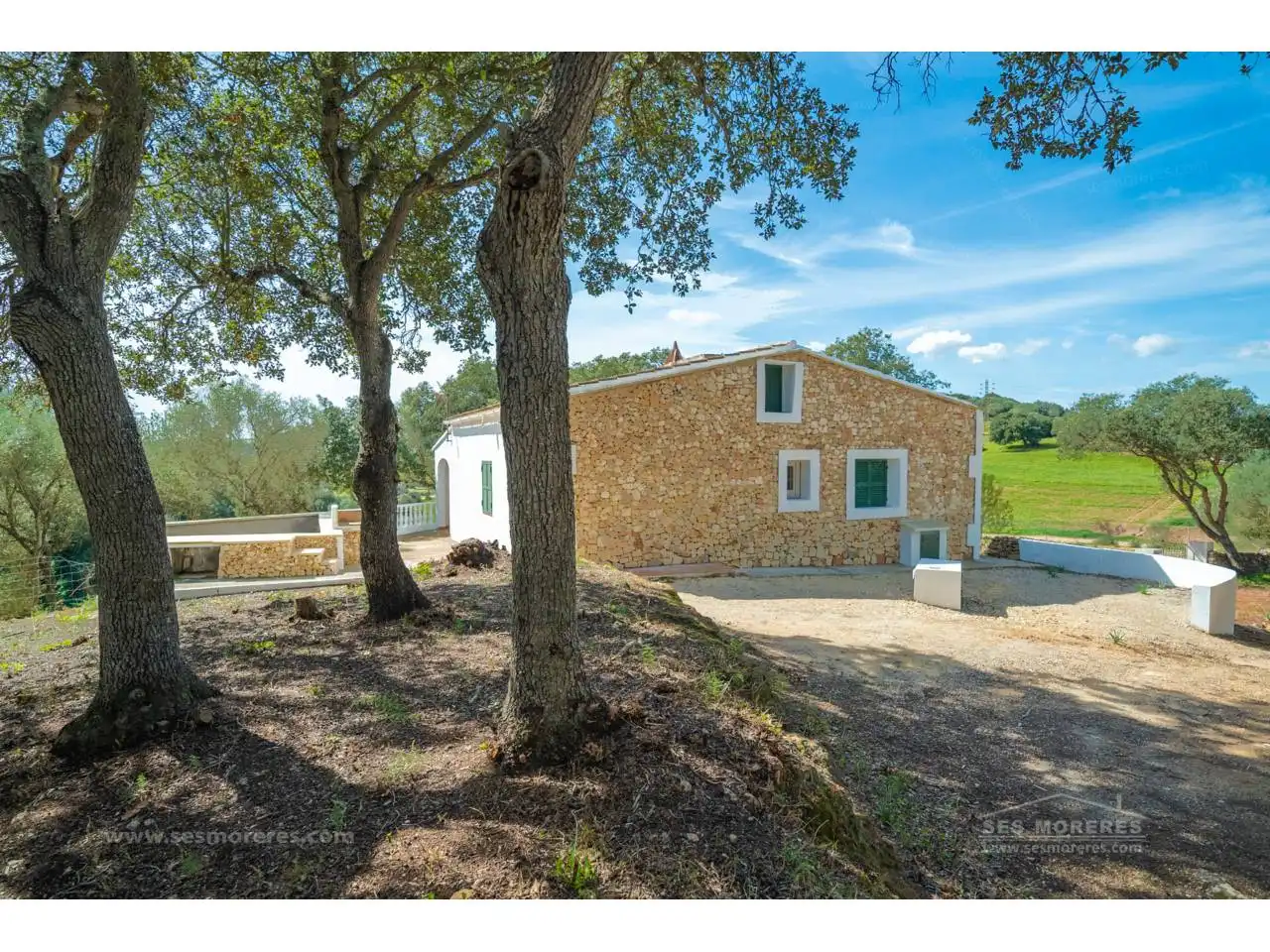 Vista exterior de Finca rústica en venda en Es Mercadal amb Jardí privat i Terrassa