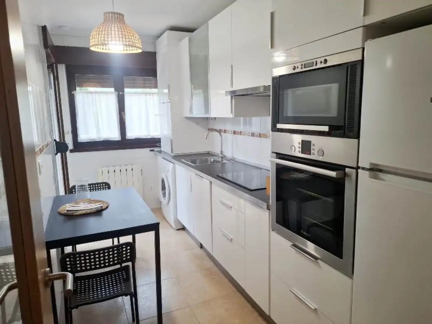 Küche von Wohnung zum Verkauf in Rionansa mit Heizung, Privatgarten und Parkett