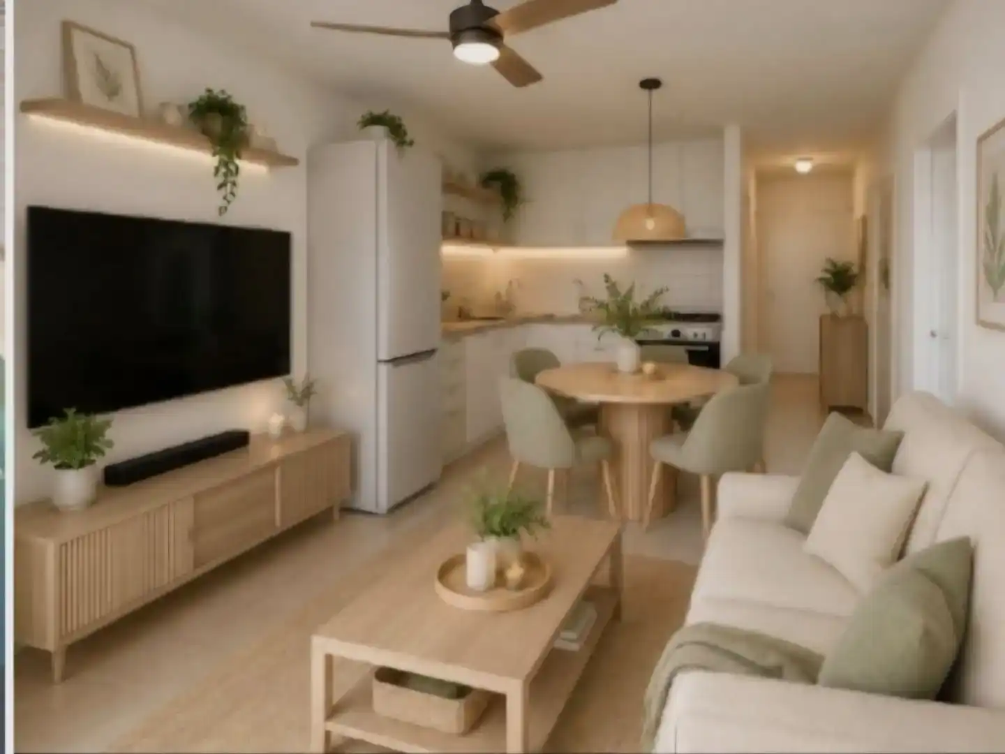 Sala de estar de Apartamento en venta en Muro con Aire acondicionado