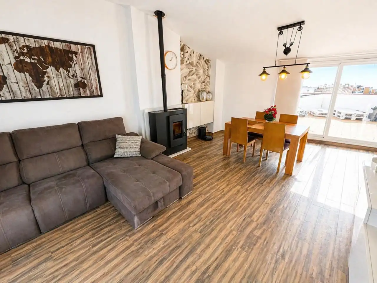 Living room of Duplexes for sale in Malgrat de Mar  with Air Conditioner, Heating and Terrace