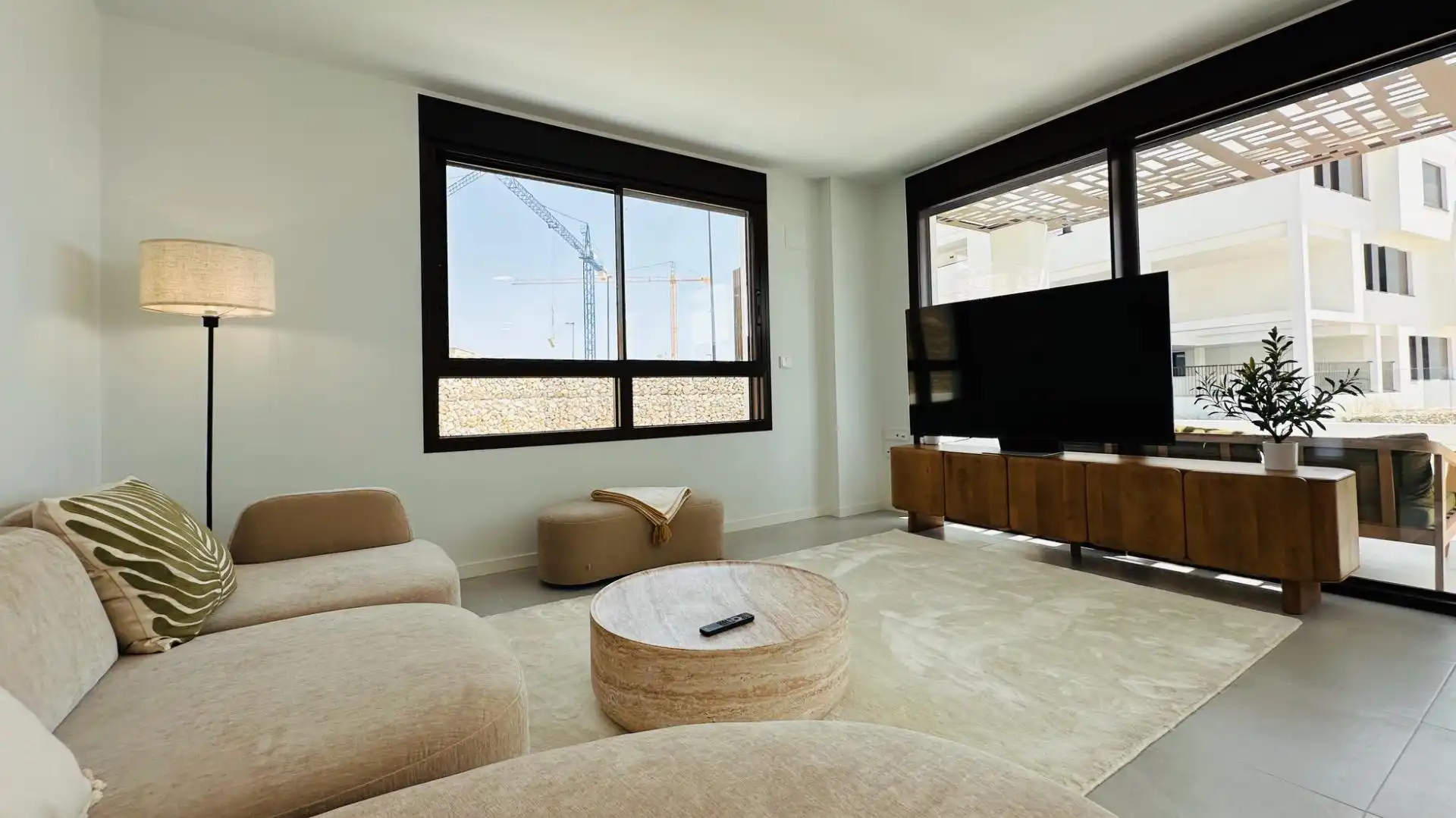 Living room of Apartments for rent in Finestrat  with Air Conditioner, Heating and Private garden