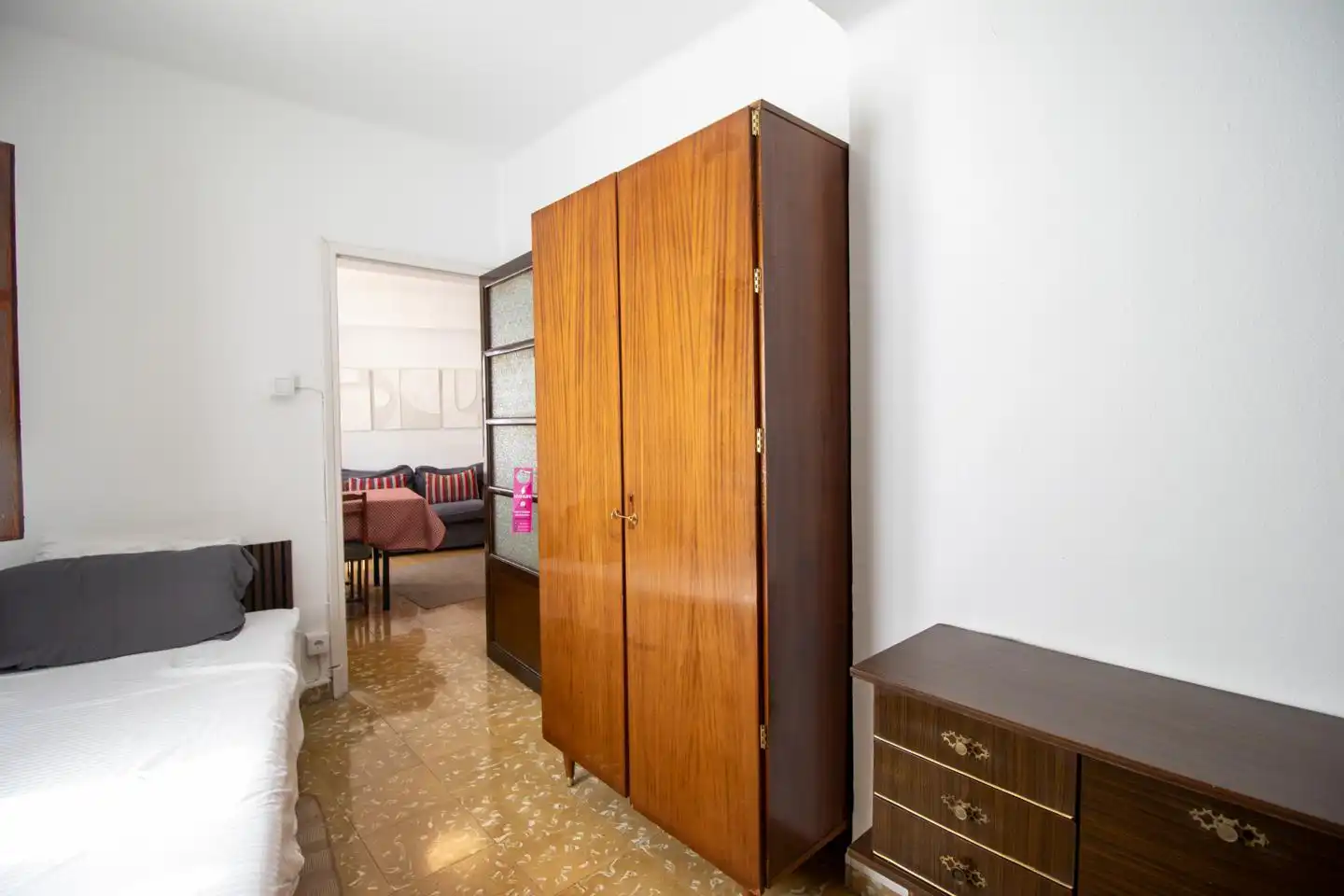 Bedroom of Flat for rent in Valencia  with Terrace and Furnished