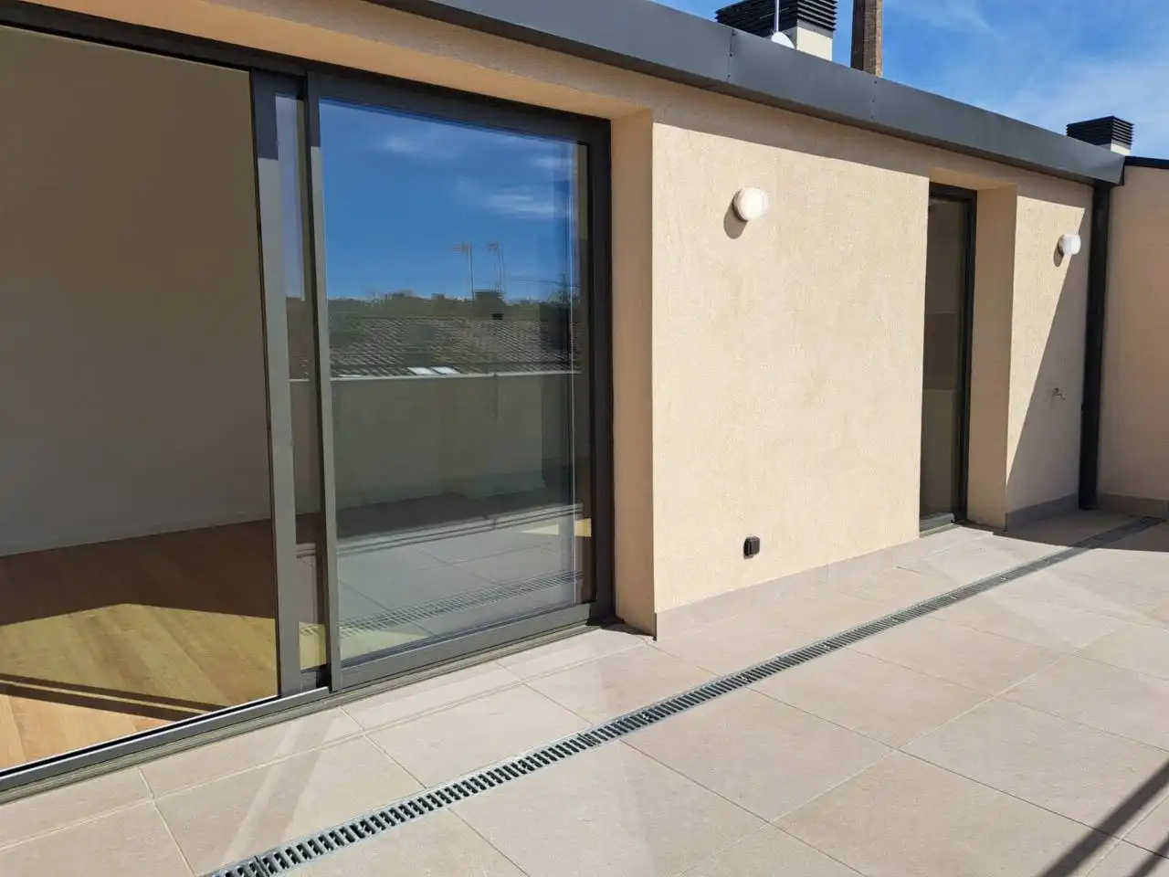 Terraza de Piso de alquiler en Sabadell con Aire acondicionado, Calefacción y Parquet