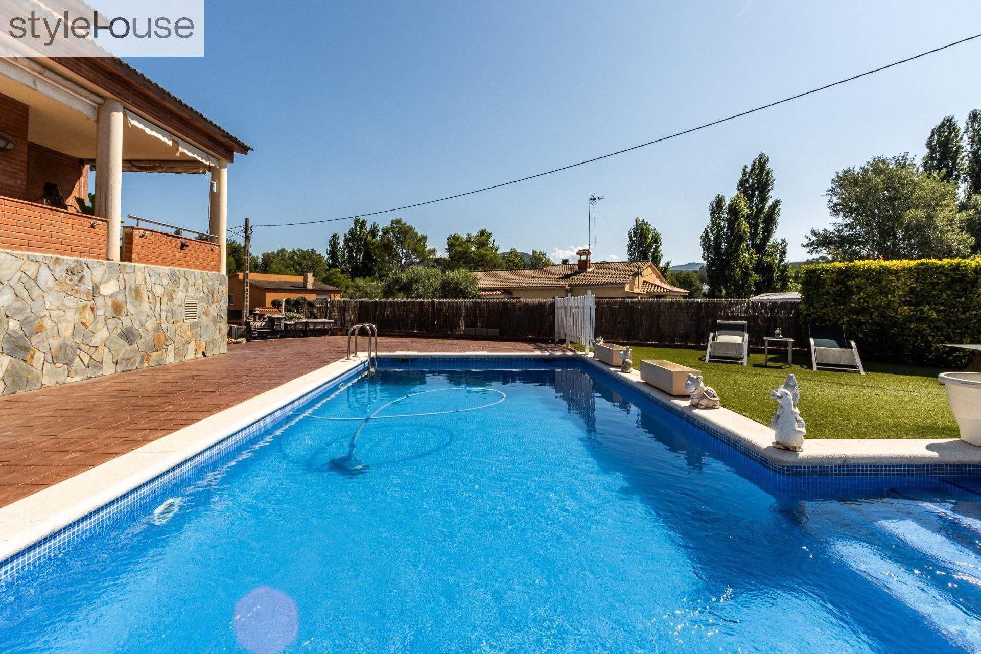 Piscina de Casa o xalet en venda en Vacarisses amb Calefacció, Jardí privat i Terrassa