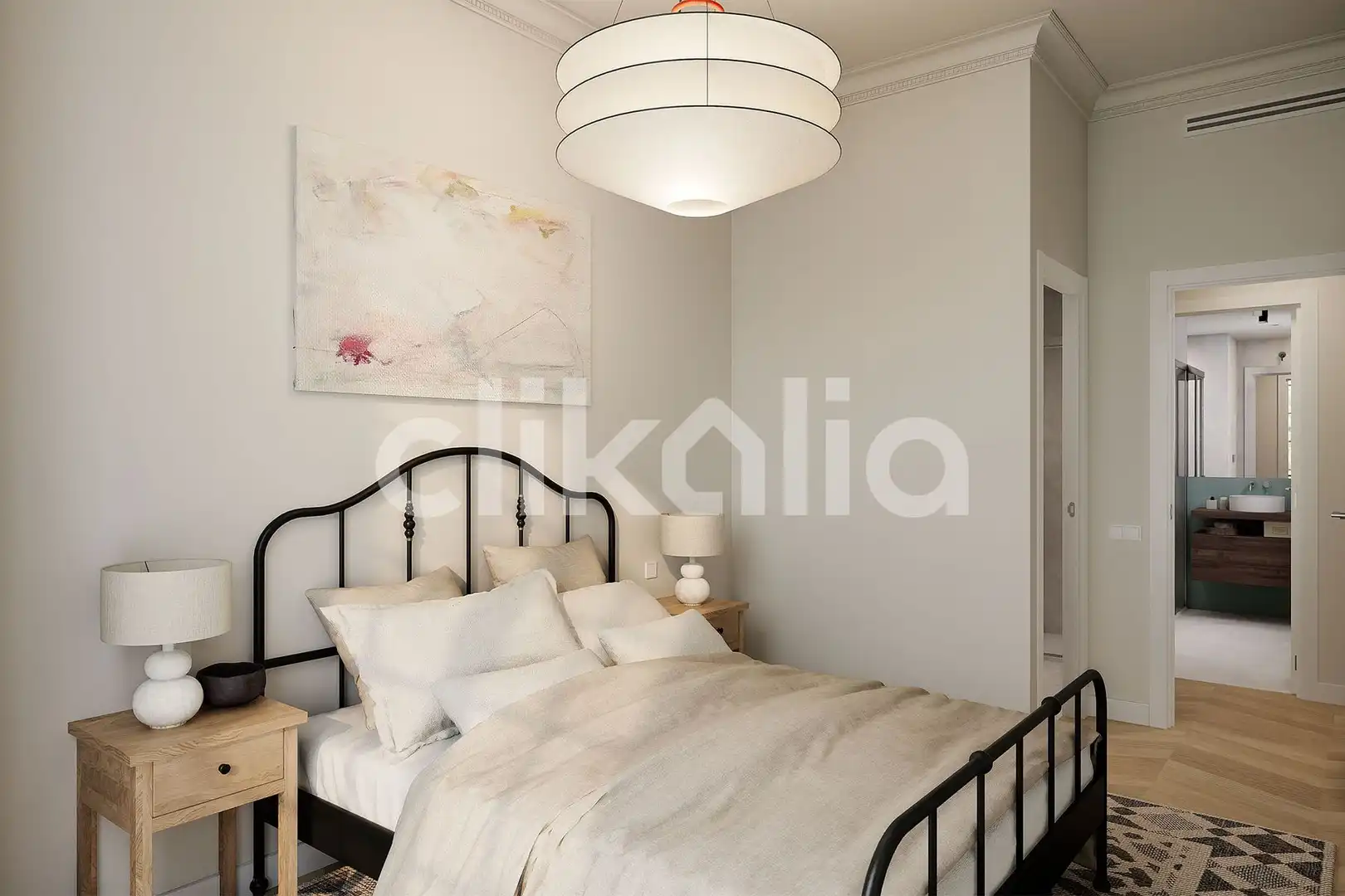 Bedroom of Flat for sale in Sevilla  with Air Conditioner and Terrace