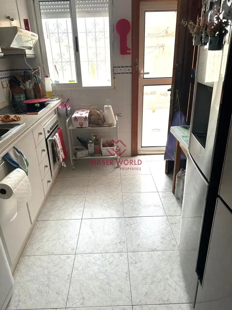 Cocina de Dúplex en venta en Mazarrón con Aire acondicionado, Terraza y Piscina