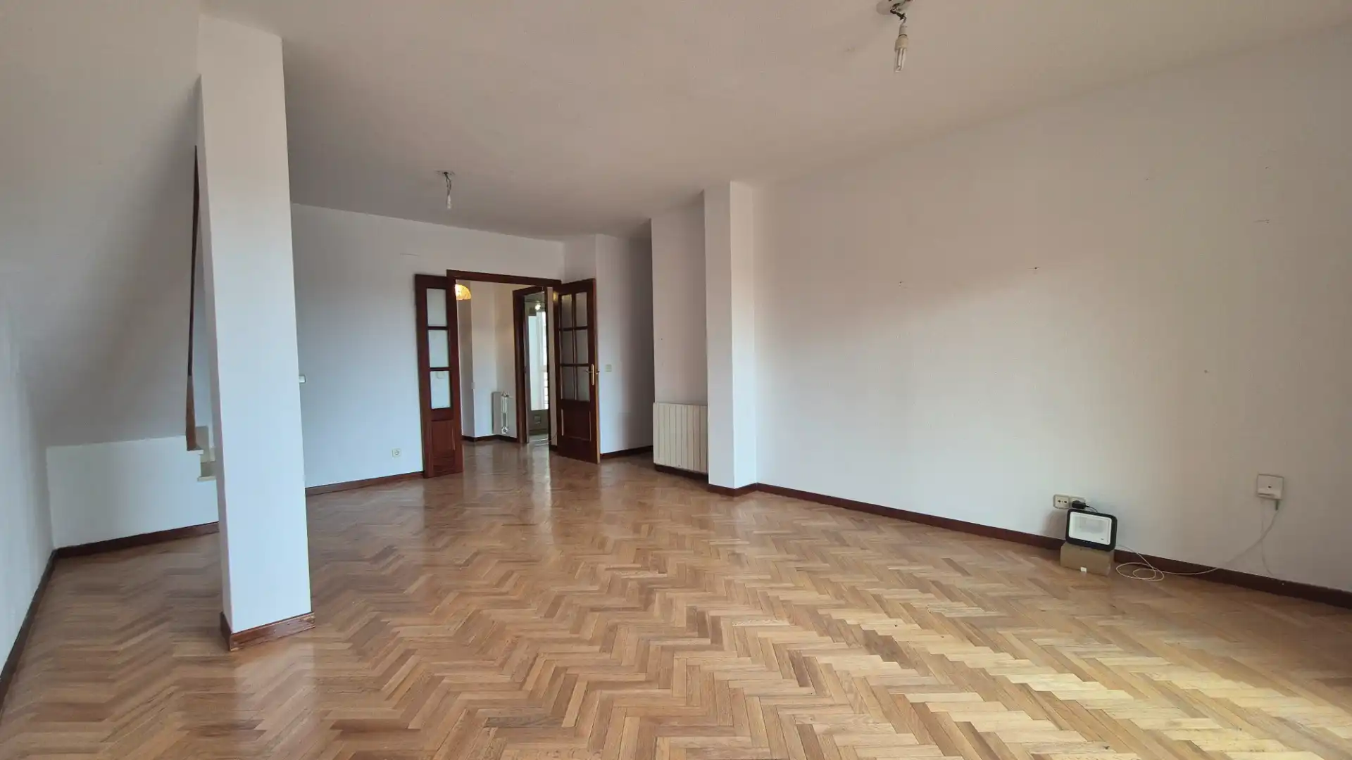 Living room of Flat for sale in Galapagar  with Heating, Parquet flooring and Terrace