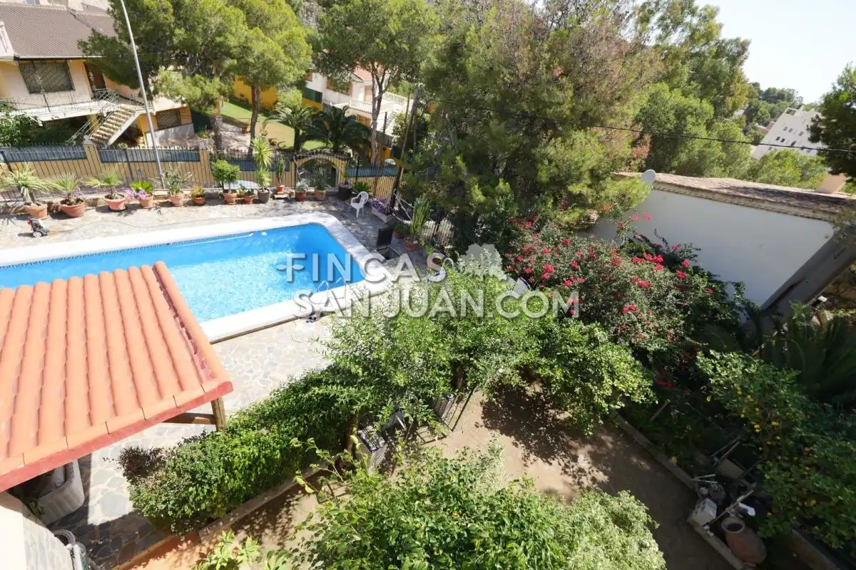 Swimming pool of Houses for sale in El Campello  with Air Conditioner, Heating and Private garden