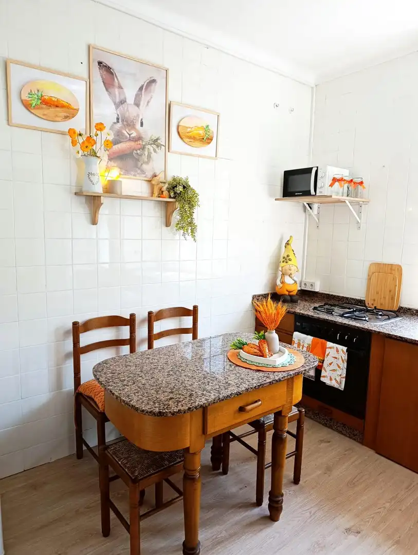 Kitchen of Flat for sale in Langreo  with Heating, Storage room and Furnished