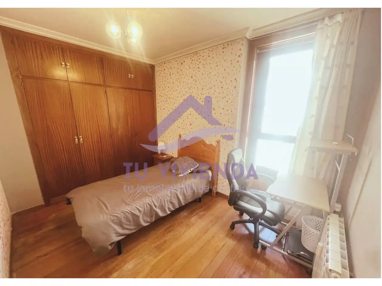 Schlafzimmer von Wohnung zur Miete in Valladolid mit Heizung und Möbliert