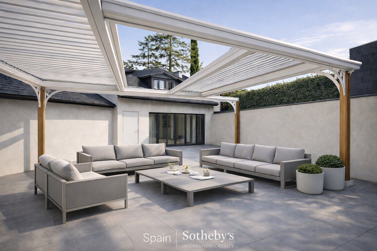 Terraza de Casa o chalet en venta en  Madrid Capital