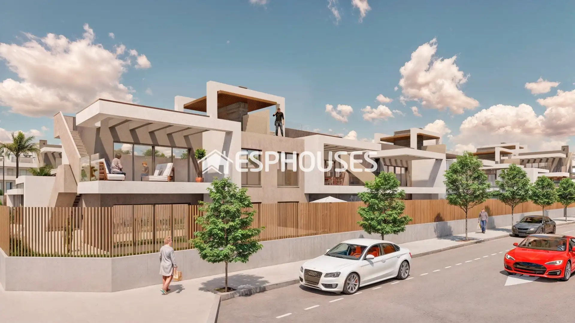 Vista exterior de Planta baja en venta en Pilar de la Horadada con Aire acondicionado, Terraza y Amueblado