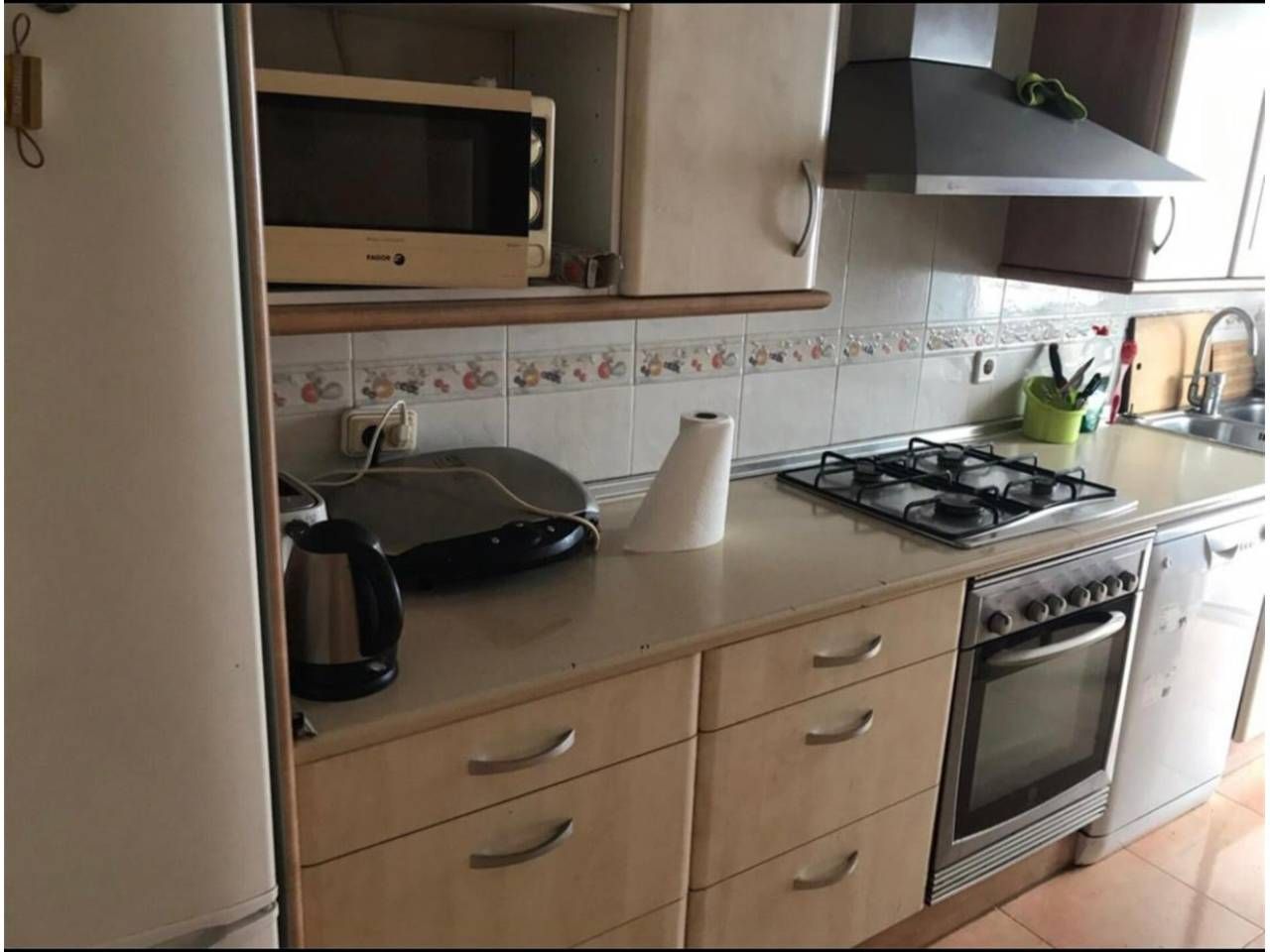 Kitchen of Flat for sale in Granollers  with Heating, Parquet flooring and Balcony