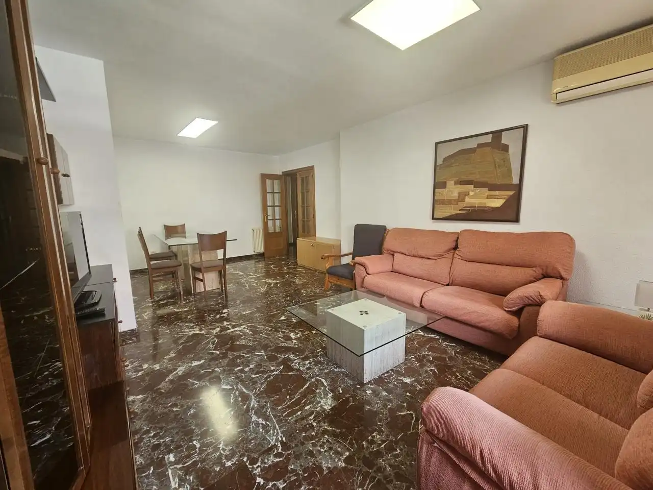 Sala de estar de Piso de alquiler en Valencia con Aire acondicionado, Terraza y Amueblado