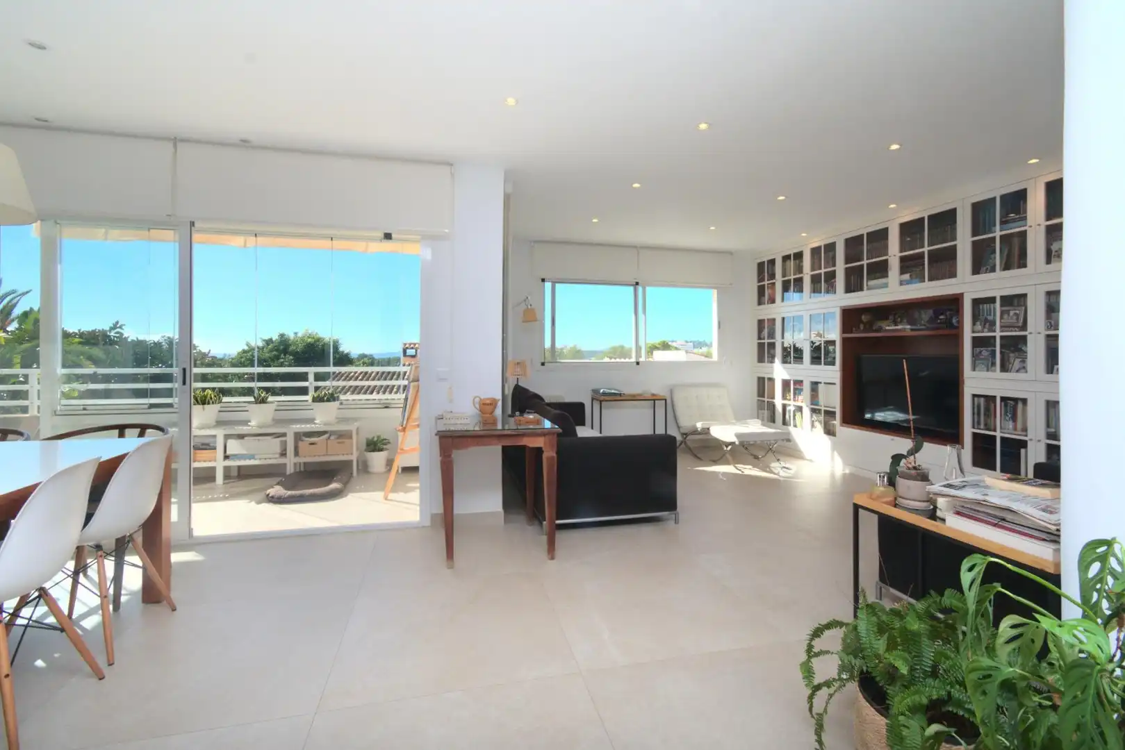 Sala de estar de Planta baja en venta en  Palma de Mallorca con Aire acondicionado, Calefacción y Jardín privado