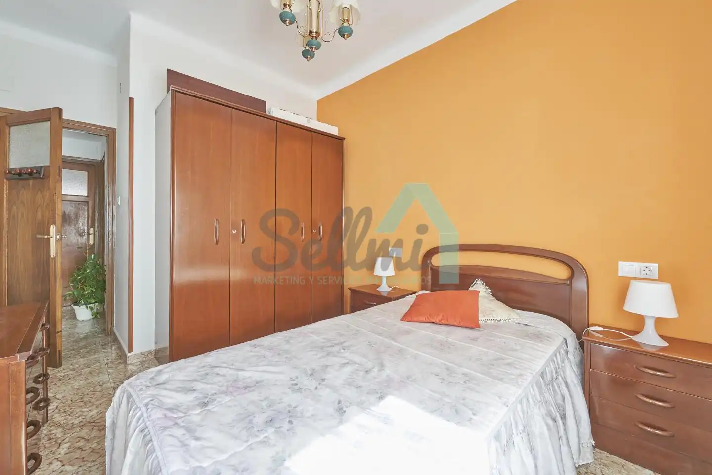 Bedroom of Flat for rent in Gijón   with Furnished