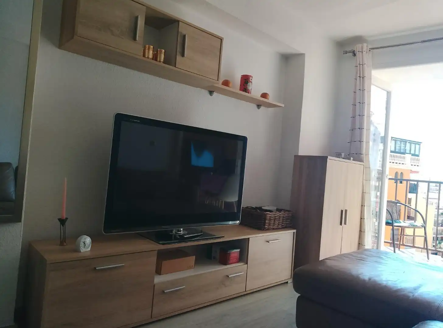 Sala de estar de Apartamento en venta en Calpe / Calp con Calefacción, Terraza y Amueblado
