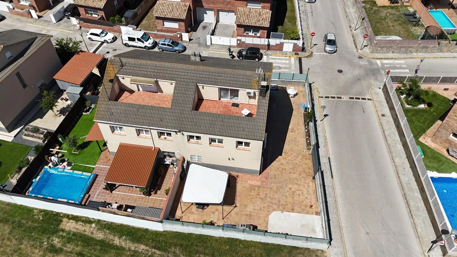Vista exterior de Casa o xalet en venda en Vidreres amb Jardí privat, Terrassa i Balcó