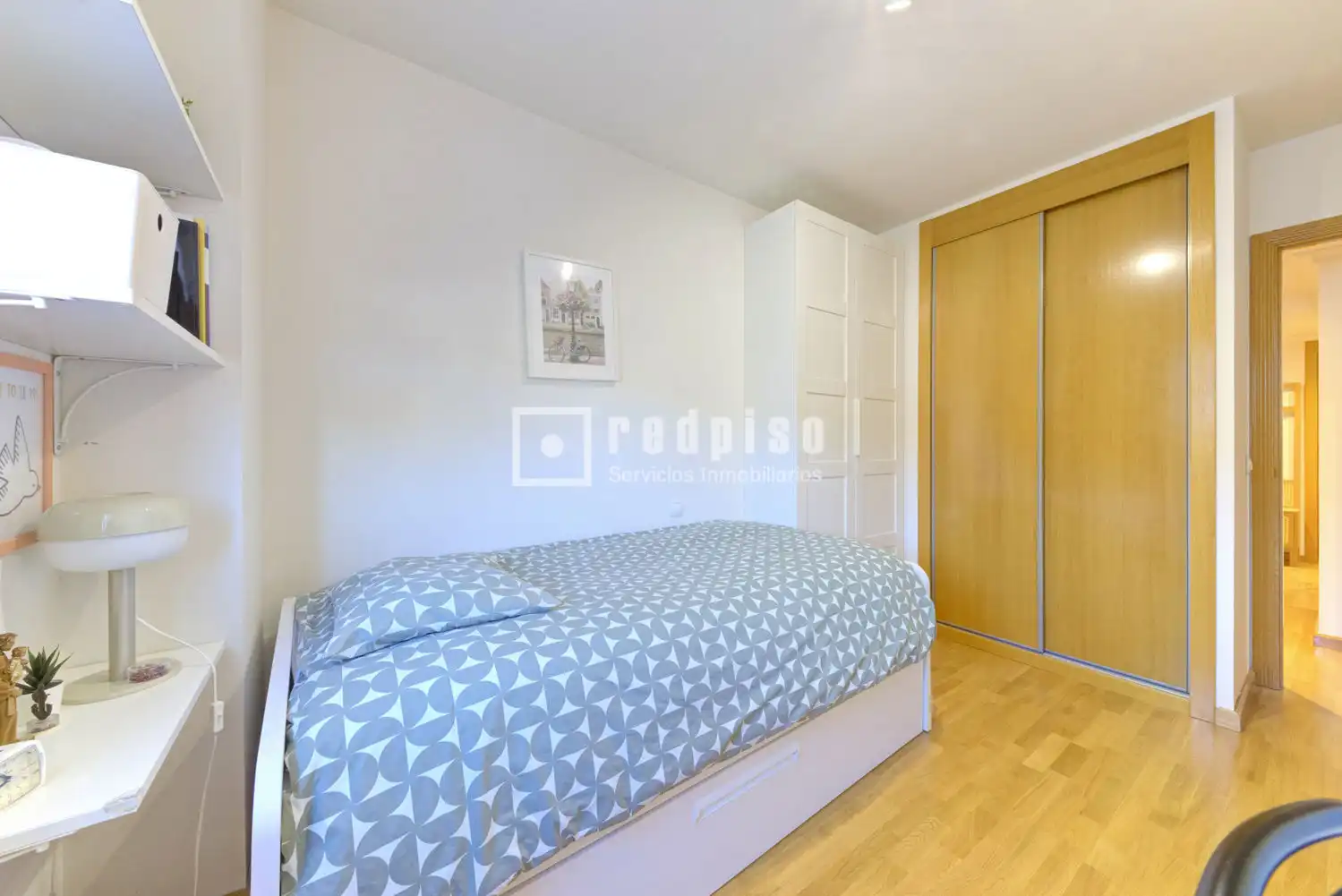 Schlafzimmer von Wohnung zum Verkauf in Boadilla del Monte mit Klimaanlage, Heizung und Privatgarten