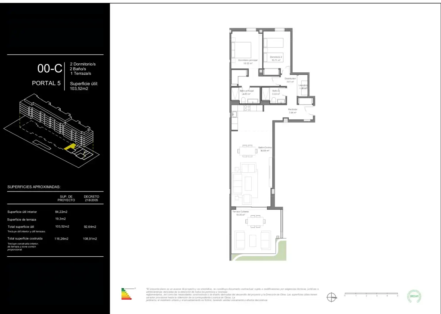 Piso en venta en Torremolinos con Aire acondicionado, Calefacción y Terraza