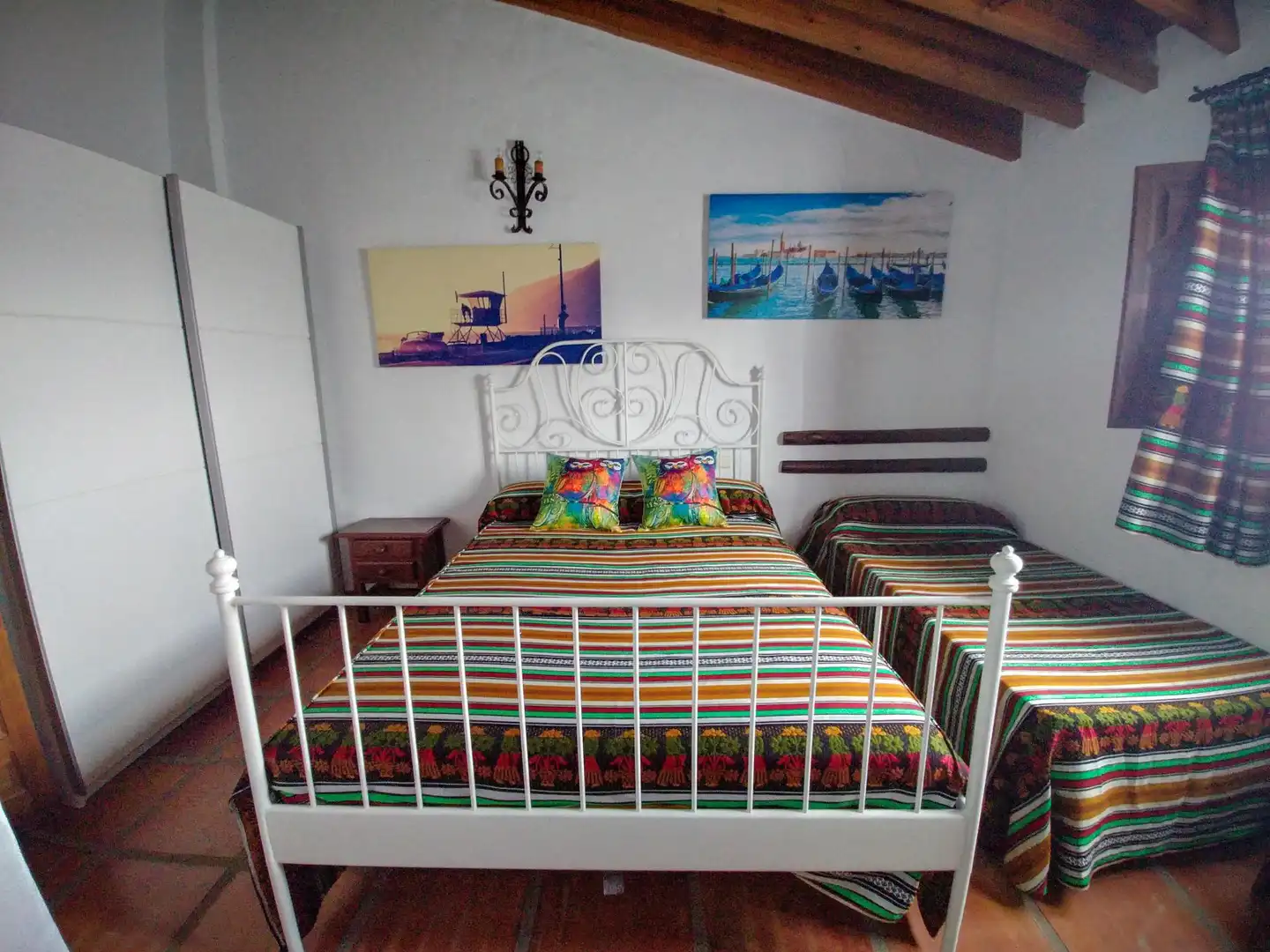 Habitación de Finca rústica en venta en Almogía con Aire acondicionado, Terraza y Piscina